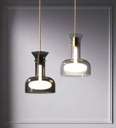 现代玻璃吊灯3D模型下载